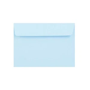 114 x 162 Pale Blue C6 Envelope | Peel/Seal | 120gsm Straight Flap Envelope - Picture 1 of 3
