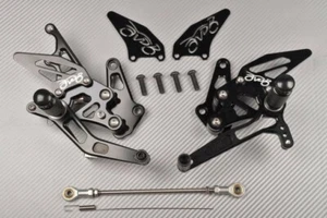 Black Racing AVDB Rearsets Footrest SUZUKI HAYABUSA 1300 GSX-R WVA1 1999-2007 - Picture 1 of 8
