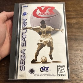 VR Soccer (Sega Saturn) Complete CIB W Reg - Tested - Authentic