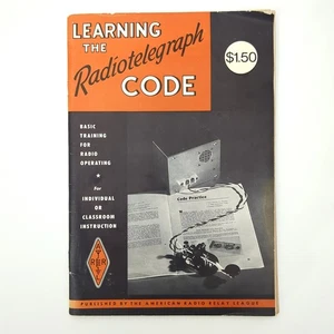 Learning the Radiotelegraph Code Vintage Booklet Communications Guide 1970 - Picture 1 of 22