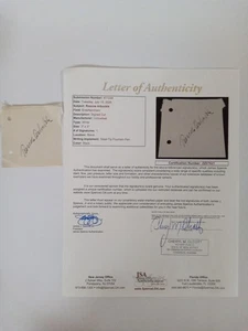 Roscoe "Graso" Arbuckle Firmado 3"x3" Corte JSA LOA -# - Imagen 1 de 4