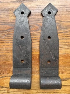 Antique Richards Wilcox 11” Barn Door Hinges - Picture 1 of 10