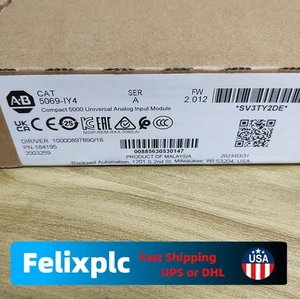 Sealed AB 5069-IY4 / A 5069IY4 Compact 5000 UniversalAnalog Input Module US - Picture 1 of 6