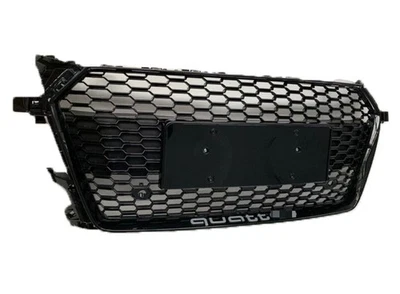 For Audi TT TTS Update to TTRS 2016-2020 All Black Front Bumper Grille - Image 1 of 2