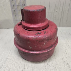 Linterna de seguridad de queroseno lámpara de llamarada de carretera antorcha roja vintage - Imagen 1 de 7