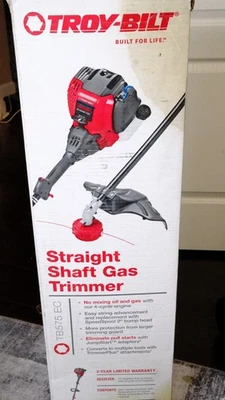 Troy-Bilt  TB575 ECStraight Shaft String Trimmer NEW - Image 1 of 4