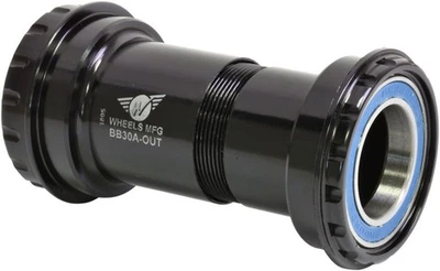 HT II Outboard ABEC-3 Bearings BB30A Bottom Bracket - Machined Aluminum, - Image 1 of 2
