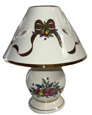 Lámpara vela tartán Lenox Fine China Holiday nueva Foto 1 de 4