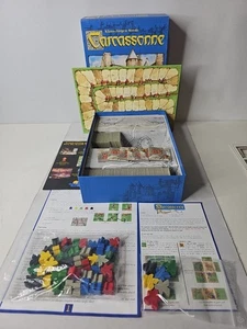 Carcassonne Board Game & 6th Player Expansion Inn on the Lake Cathedral COMPLETE - Picture 1 of 20
