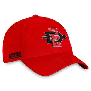 Men's Top of the World Red San Diego State Aztecs Reflex Flex Hat - Picture 1 of 4