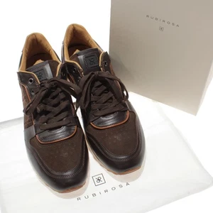 Rubirosa NWB Joan Casual Lace Up Sneakers Size 43 (US 10) in Brown - Picture 1 of 10