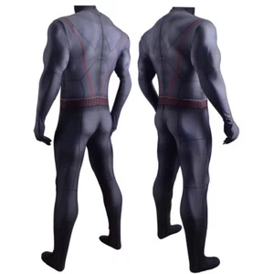 The Batman Jumpsuit Superhero Men Bodysuit Cosplay Costume Halloween Party  - Picture 1 of 10