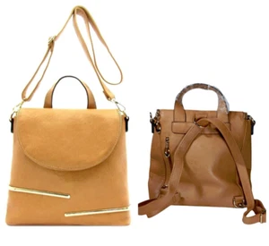 Luna Moon Borsa a tracolla e zaino donna 2 vie Beauty piccola marrone - Foto 1 di 11