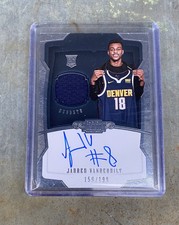 Jarred Vanderbilt 2018-19 Dominion Rookie Jersey Auto 159/199 Lakers