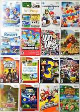 Nintendo Wii Games R -Z TESTED Huge selection BULK DISCOUNTS
