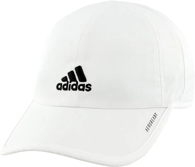 ¡NUEVO! Adidas Para Hombre Adizero II Ajustable Golf/Tenis Sombrero/Gorra-Blanco/Negro Foto 1 de 2