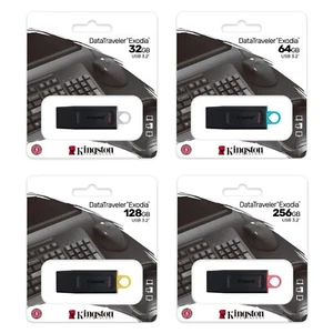 PenDrive KINGSTON 32 GB 64 GB 128 GB Chiavetta USB 3.2 GEN 1 Memoria EXODIA DTX - Photo 1/11