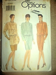 Vogue Easy Options Sewing Pattern 3 Women's Dresses 1994 14-16-18 9059 Uncut New - Picture 1 of 3