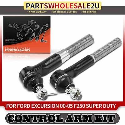 2Pcs Front Outer Tie Rod End for Ford Excursion 2000-2005 F350 Super Duty 99-07 - Image 1 of 4