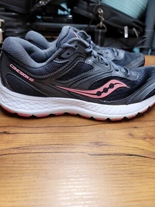 Saucony cohesion 12 womens size 9.5 black.  3H - Picture 1 of 7