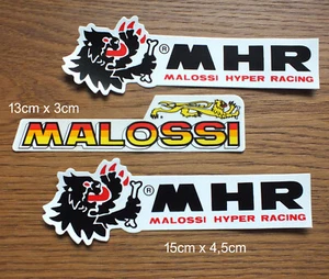 3 Sticker Aufkleber Malossi MHR Racing Suspension Motor Oil Moto Scooter Tuning - Bild 1 von 1