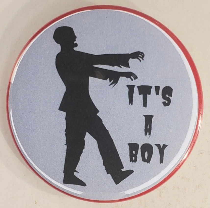 Goth 万圣节 幽默 性别 揭示胸针 10 件装 Its A Boy — 第 1/3 张图片