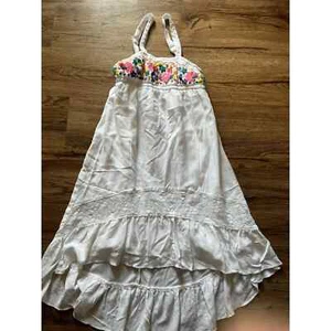 Girls Dress D-Signed Disney Sundress S Boho Hi Lo Embroidered Beach Mexico - Picture 1 of 5
