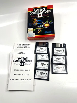 PC Spiel Wing Commander 2 Vengeance of the Kilrathi  IBM 7 Disketten Big Box - Bild 1 von 4
