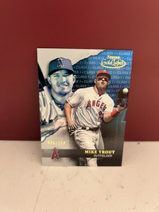 2020 Topps Gold Label Class 1 Blue Mike Trout 46/150 Los Angeles Angels