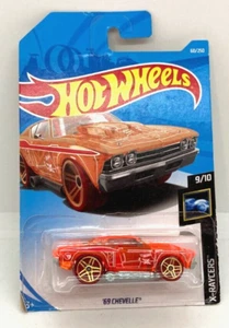 6648 HOT WHEELS CARTE US / RAYCERS 2017 /60/250 '69 CHEVELLE TREASURE HUNT - Picture 1 of 1