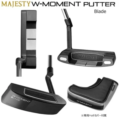 Majesty 2021 W-MOMENT Putter Blade RH 34ich Steel shaft HeadCover New - Image 1 of 4
