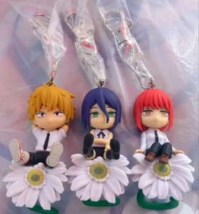 Chainsaw Man Reze Arc Norimasu Mini Mascot Figure Keychain Reze Denji Makima set - Picture 1 of 2