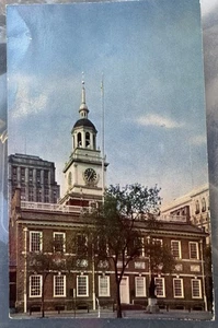 Postcard Philadelphia, PA: Independence Hall Vintage - Picture 1 of 2