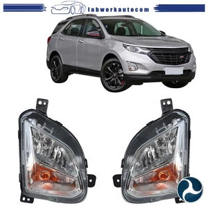 Fit For Chevy Equinox 2018-2020 Bumper w/Signal Fog Light Pair Left+Right - Picture 1 of 15