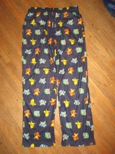 PANTALONES DE PIJAMA POKEMON Azul Pikachu Charizard Squirtle Dormir Ropa de Salón Adulto S/M - Imagen 1 de 4