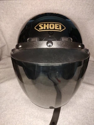 Casco de motocicleta Shoei RJ Air Platinum vintage ventilado cara abierta talla L negro Foto 1 de 4