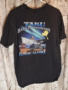 Camiseta grande Harley Davidson Taku Juneau Alaska 100$ algodón - Imagen 1 de 4
