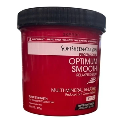 SoftSheen Carson Optimum Smooth Multi Mineral Relaxer SUPER STRENGTH Step2 400g - Image 1 of 2