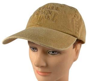 Damen Baseball Cap Mütze Small Town Girl bestickt verstellbarer Riemen hinten hellbraun - Bild 1 von 10