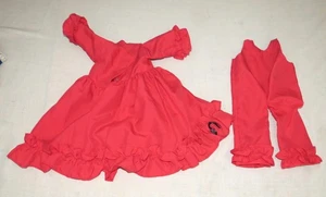 Doll’s Salmon Pink Dress & Matching Undergarment - Length 18 inches. - Picture 1 of 1