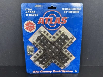 Atlas O 6080 Custom Supreme 90-degree crossing track section NEW - Image 1 of 2