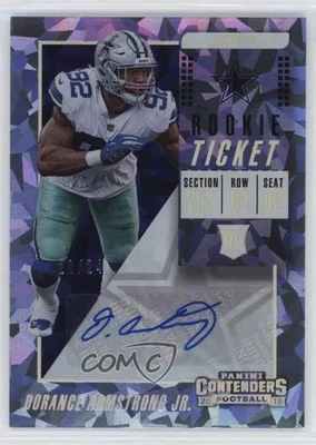 2018 Contenders Cracked Ice Ticket /24 Dorance Armstrong Jr #315 Rookie Auto RC - Image 1 of 2