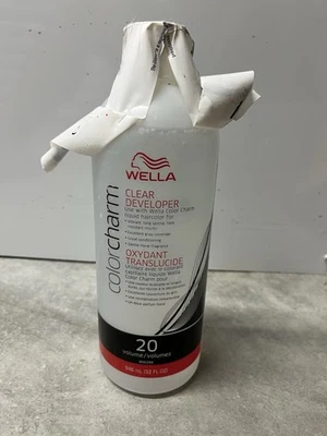 Wella Color Charm Clear Developer 20 Volume, 32 fl oz (pacote com 4) Novo - Imagem 1 de 4