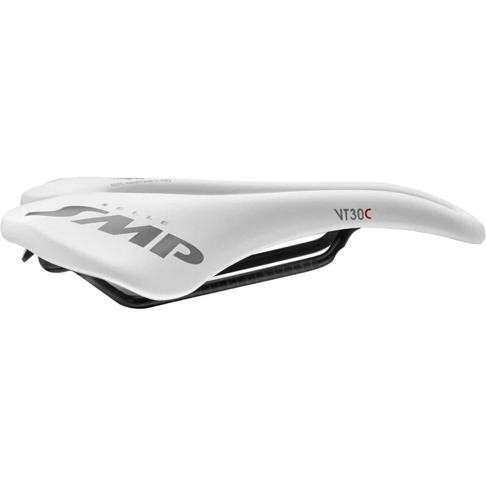 Sillín de bicicleta de carbono Selle SMP VT30C blanco, 155 mm | Asiento de bicicleta Foto 1 de 4