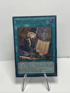 *** VOICI LA CARTE (TODAY'S MENU) *** 1ST EDITION ULTRA RARE WISU-EN036 YUGIOH! - Picture 1 of 10