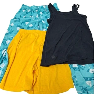 Cat & Jack All in Motions Boys Small PJ Shorts Pants Ribbed Tank Top Lot of 3 - Picture 1 of 7