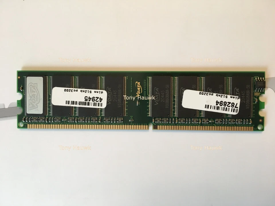 RAM VDATA MDGVD5F3H4750D1E02   DDR PC3200 400MHz DIMM 184Pin - Immagine 1 di 1