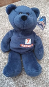 Denver Broncos John Elway NFL Plüsch Beanie Bär 1998 Limited Treasures - Bild 1 von 2