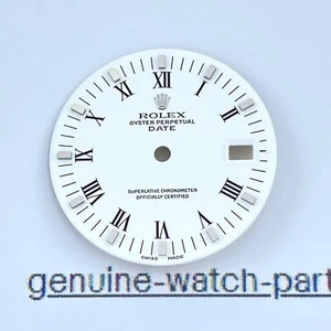 Rolex Datejust genuino 34 mm caballero fecha 15210 15200 esfera blanca Cal 3135 3035 - Imagen 1 de 3