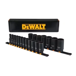 Dewalt 1/2 Zoll Drive SAE Deep Impact Steckschlüsselsatz (19-teilig) - Bild 1 von 2
